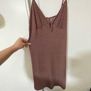 Maxi dress color burgundy